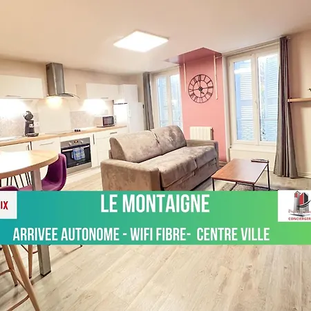 Le Montaigne - Wifi Fibre- Coeur Du Centre Ville-Property Rental Nm Perigueux Exterior photo